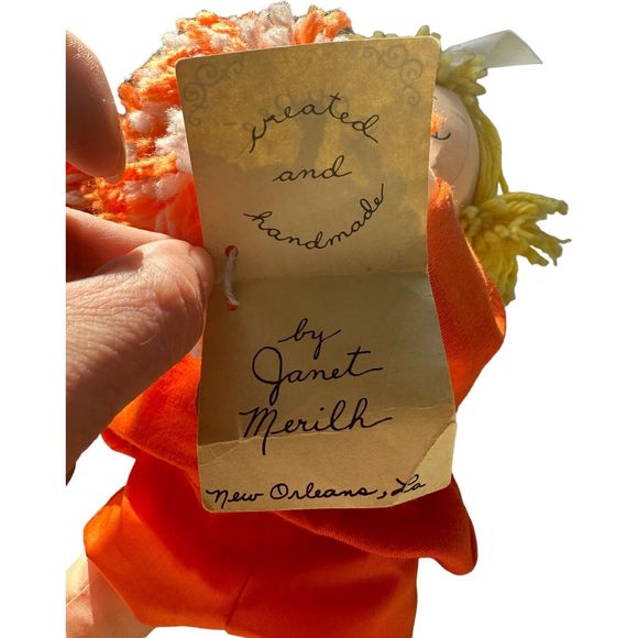 Millies New Orleans Janet Merilh Artisan Handmade Doll Tenn. Cheerleader Rare - Picture 7 of 11